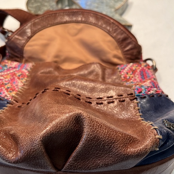 The Sak Patchwork Leather Crossbody Purse - Picture 5 of 7